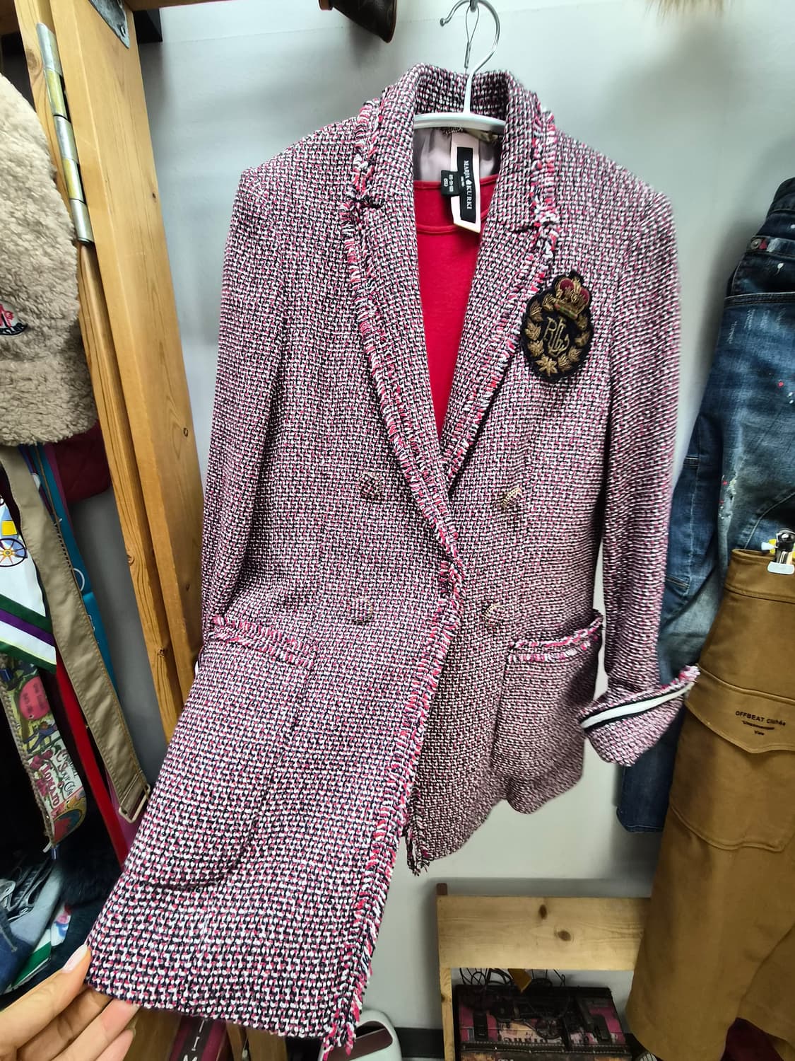 마리아꾸르끼 트위드자켓 상품이미지4