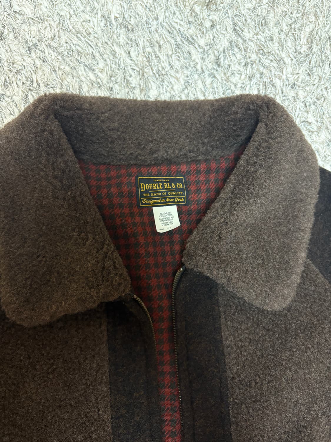 rrl 더블알엘 그리즐리 플리스 자켓 L 상품이미지2