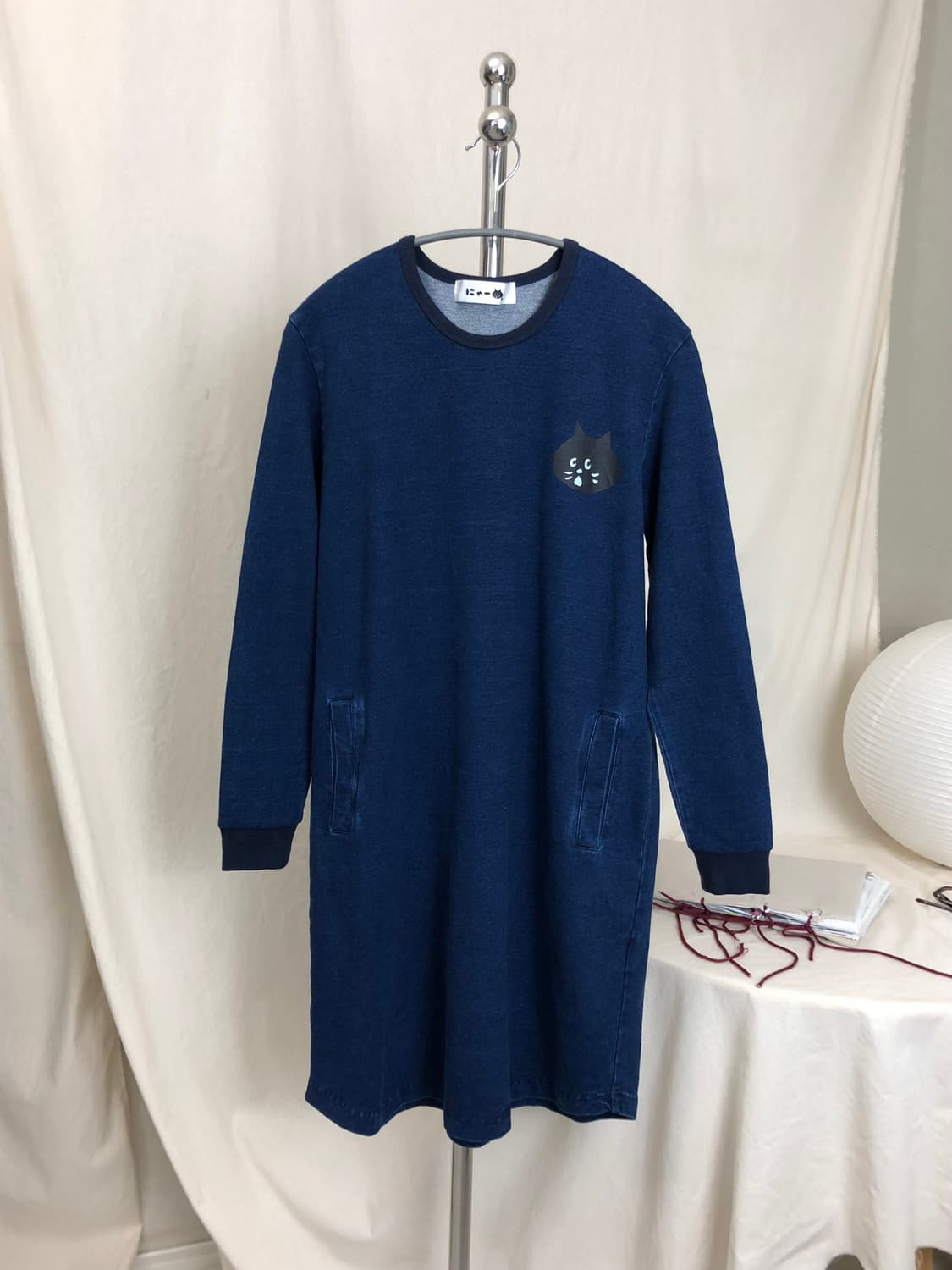 Ne-net nya indigo blue pullover 상품이미지1