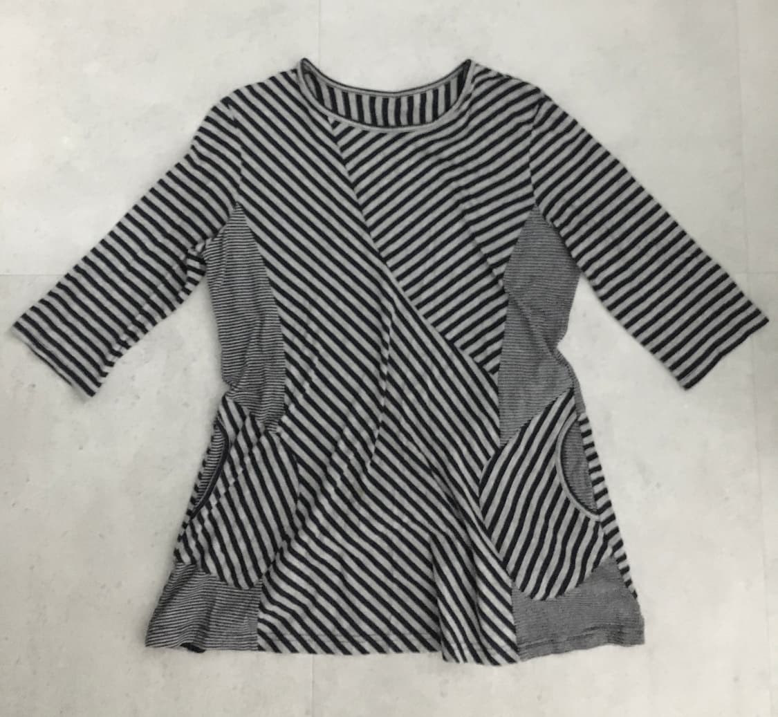 Japanese vintage stripe pocket t shirt 상품이미지1