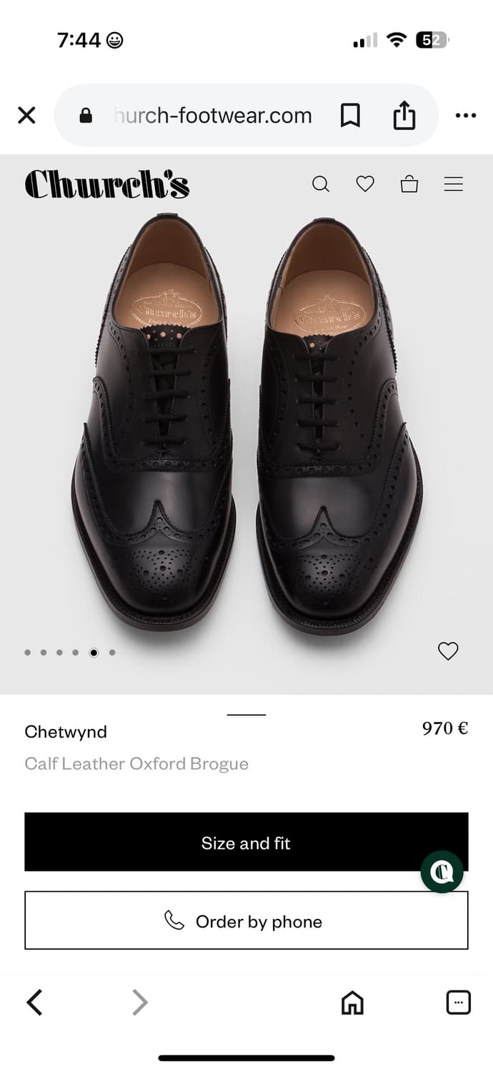 처치스 Chetwynd 브로그 옥스포드화 상품이미지7