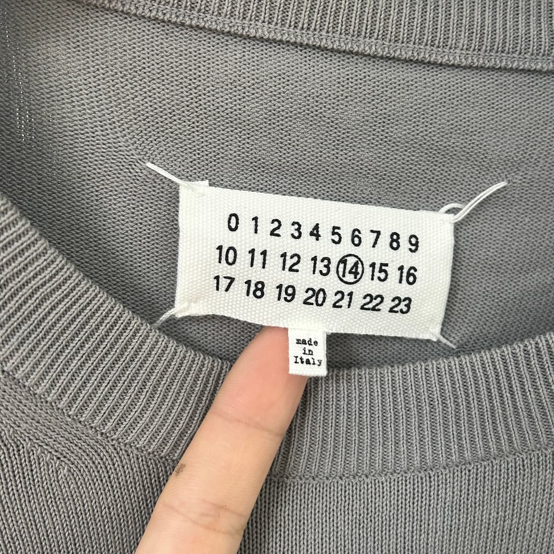 메종 마르지엘라 엘보 패치 니트 상품이미지7