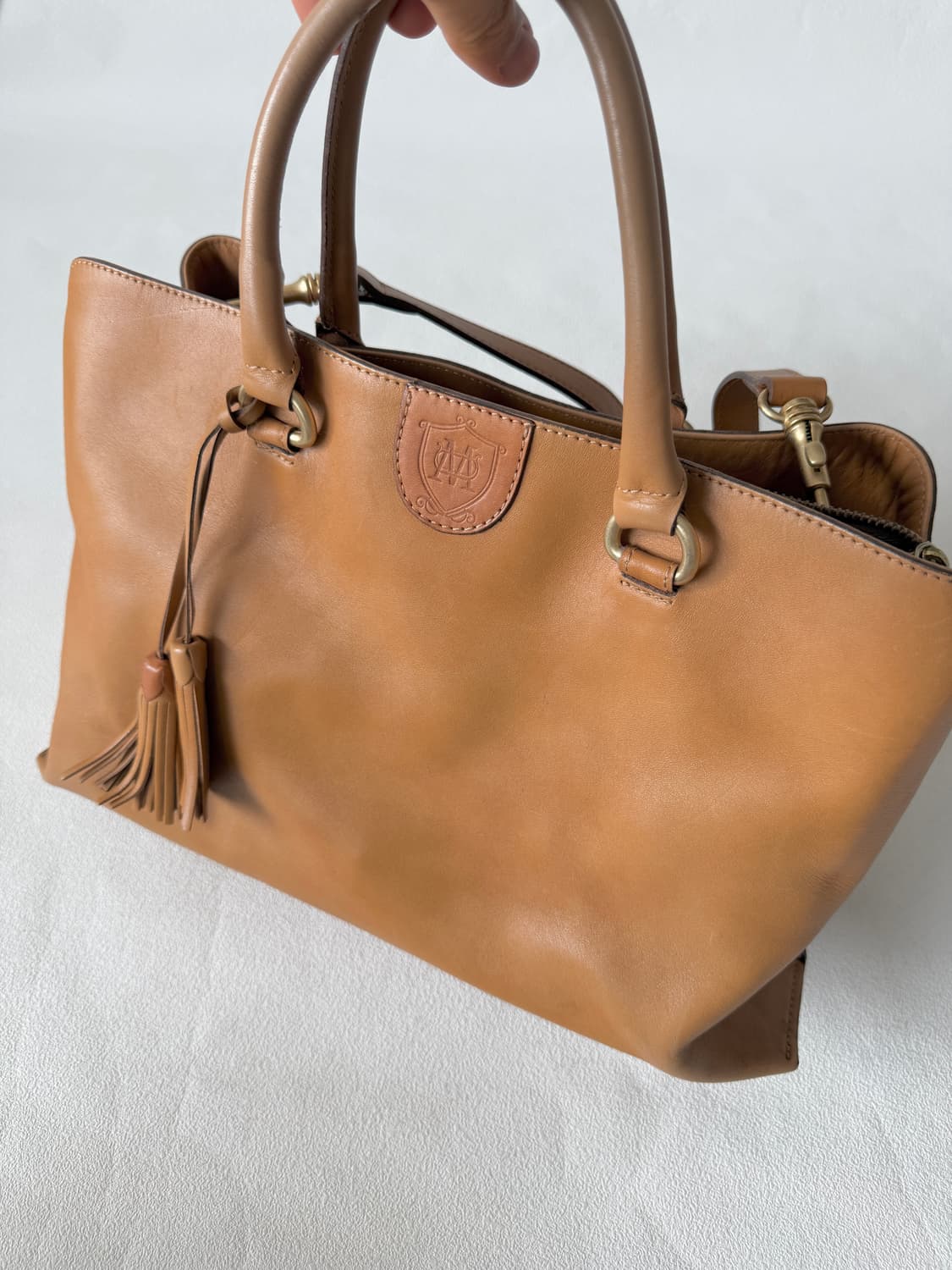 마시모두띠(Massimo Dutti) 레더 토트백(크로스 가능) 상품이미지2