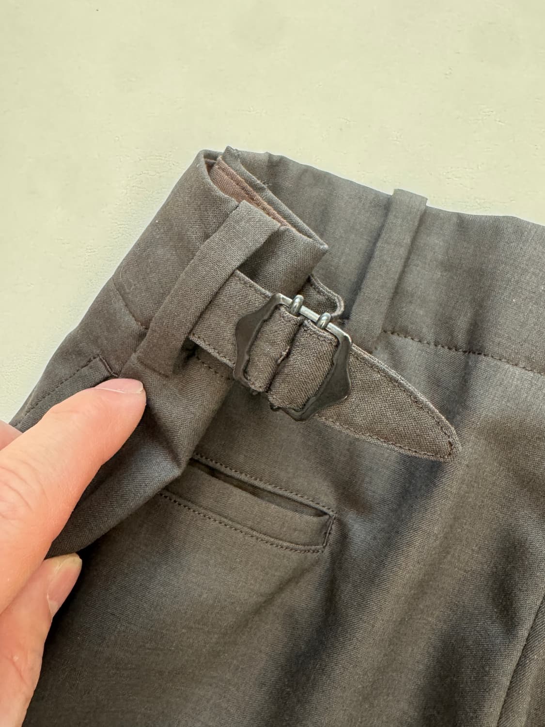 캡틴선샤인 사이드심리스 트라우저 브라운 32 상품이미지3