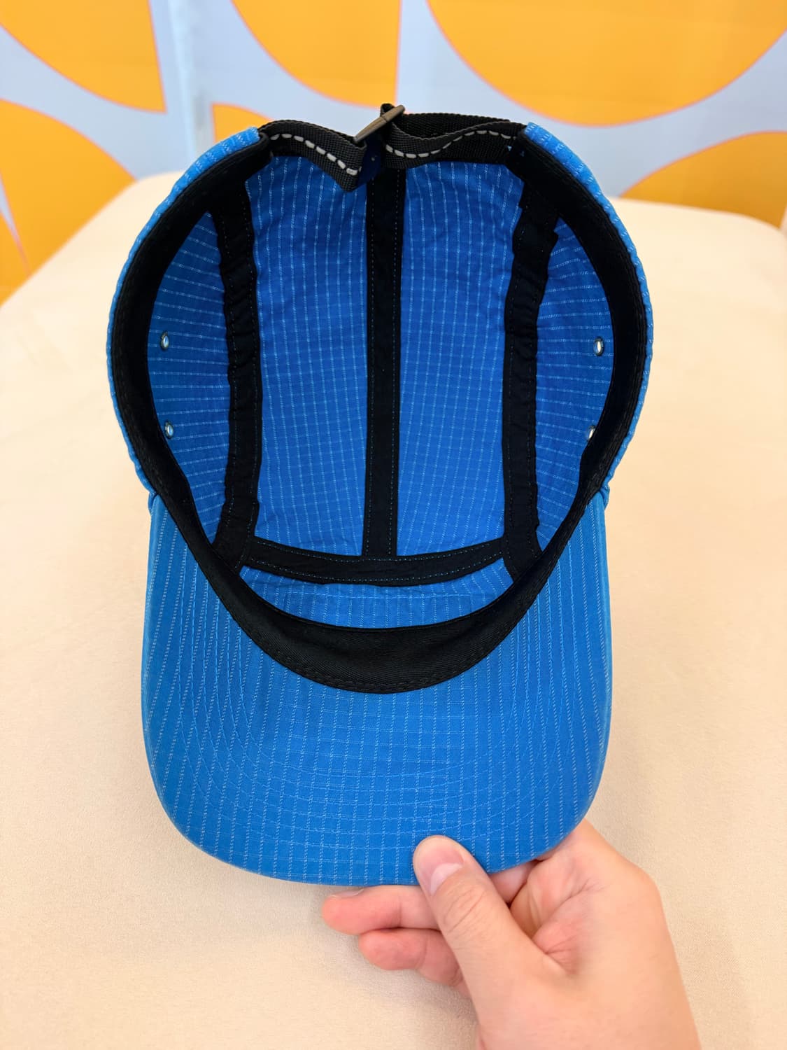 Supreme Blue Ripstop Grid Camp Cap 상품이미지5