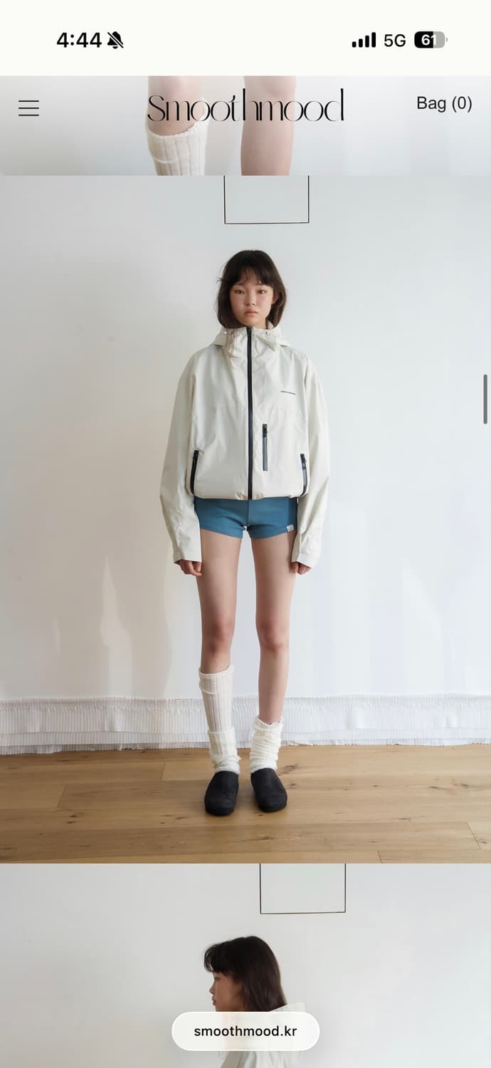 스무스무드 리플렉트 유틸리티 윈드브레이커 클라우드 상품이미지1
