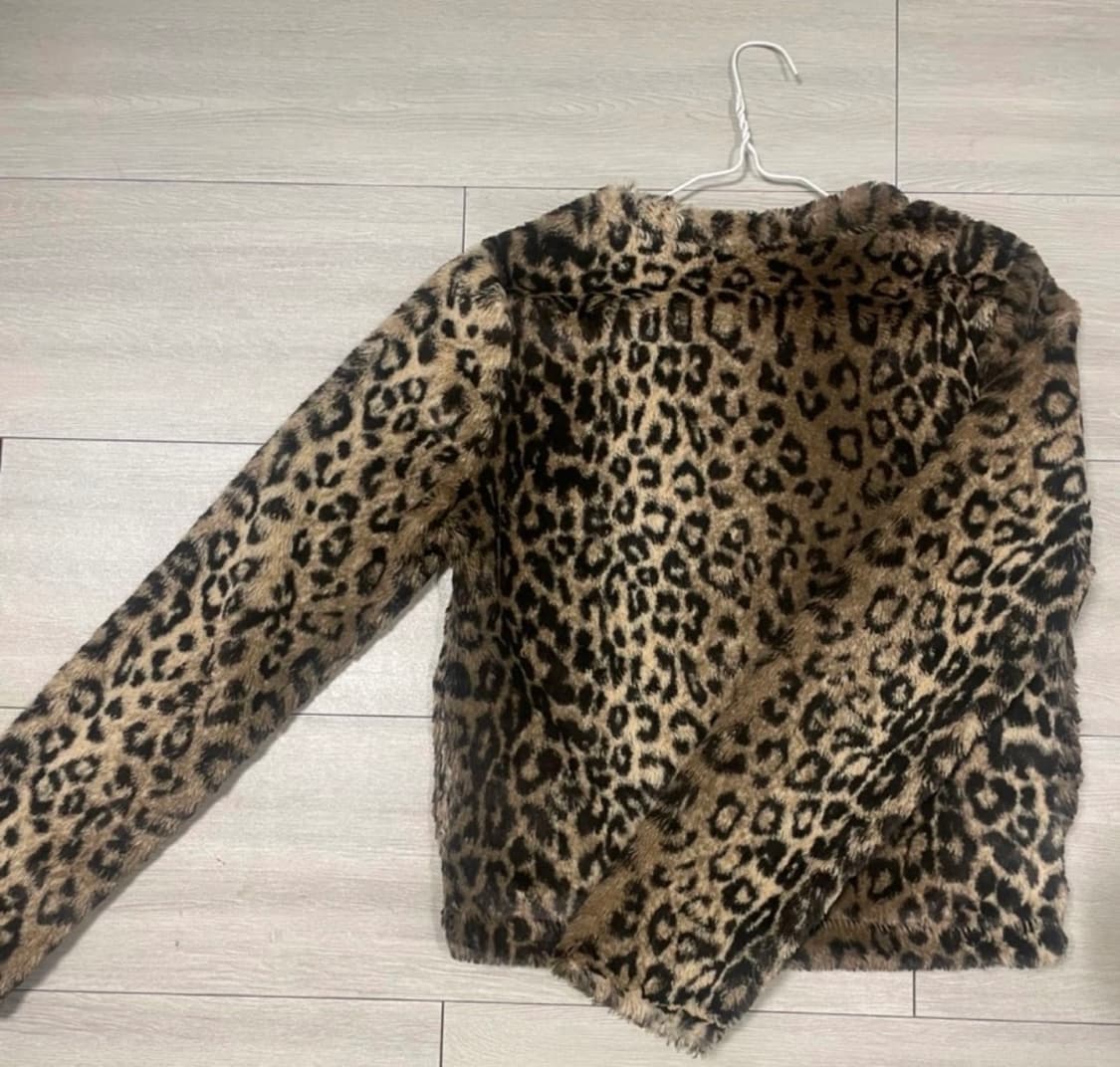 레오파드 퍼자켓 상품이미지4
