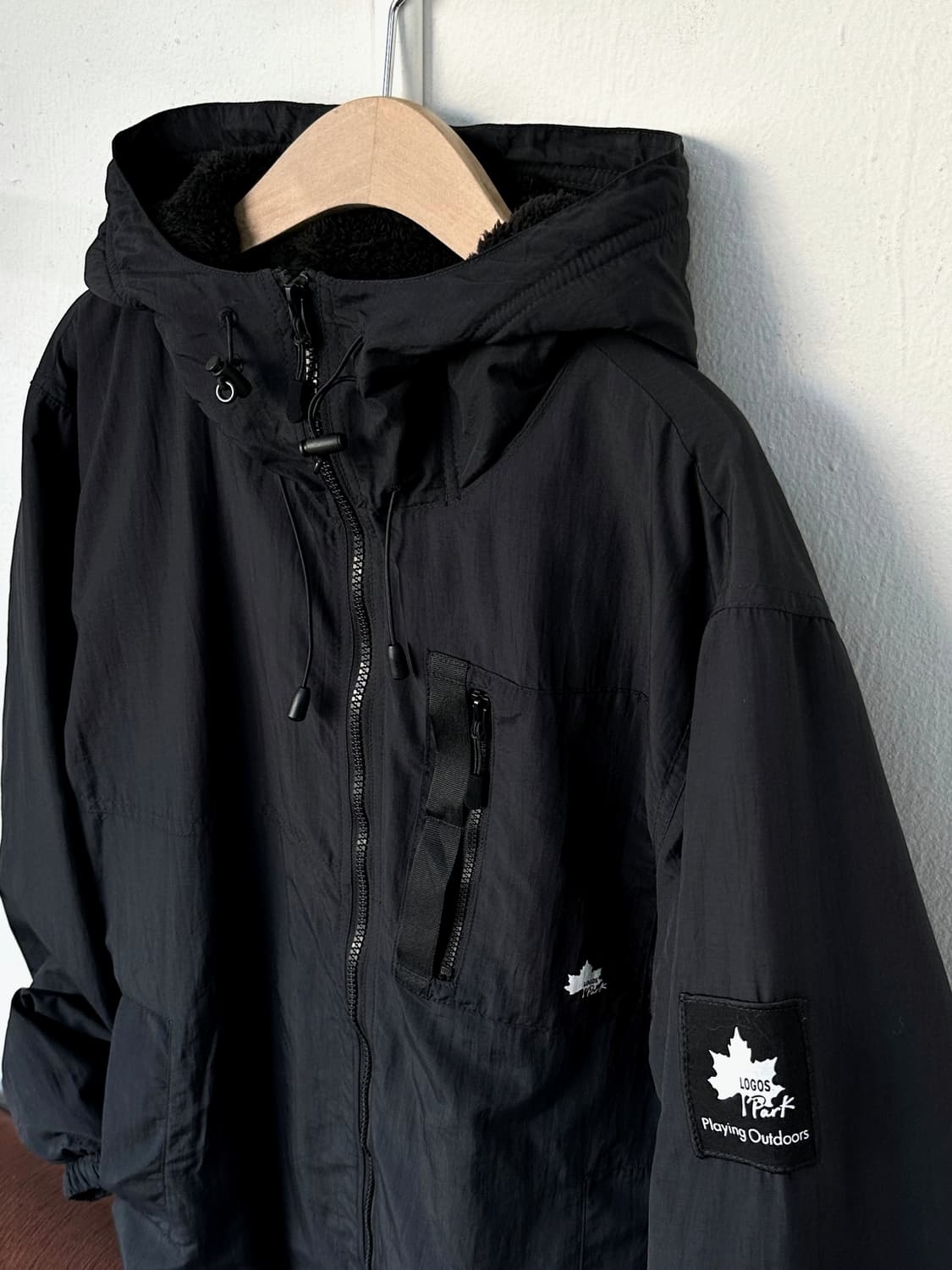 Inner fleece washed nylon utility parka 상품이미지2