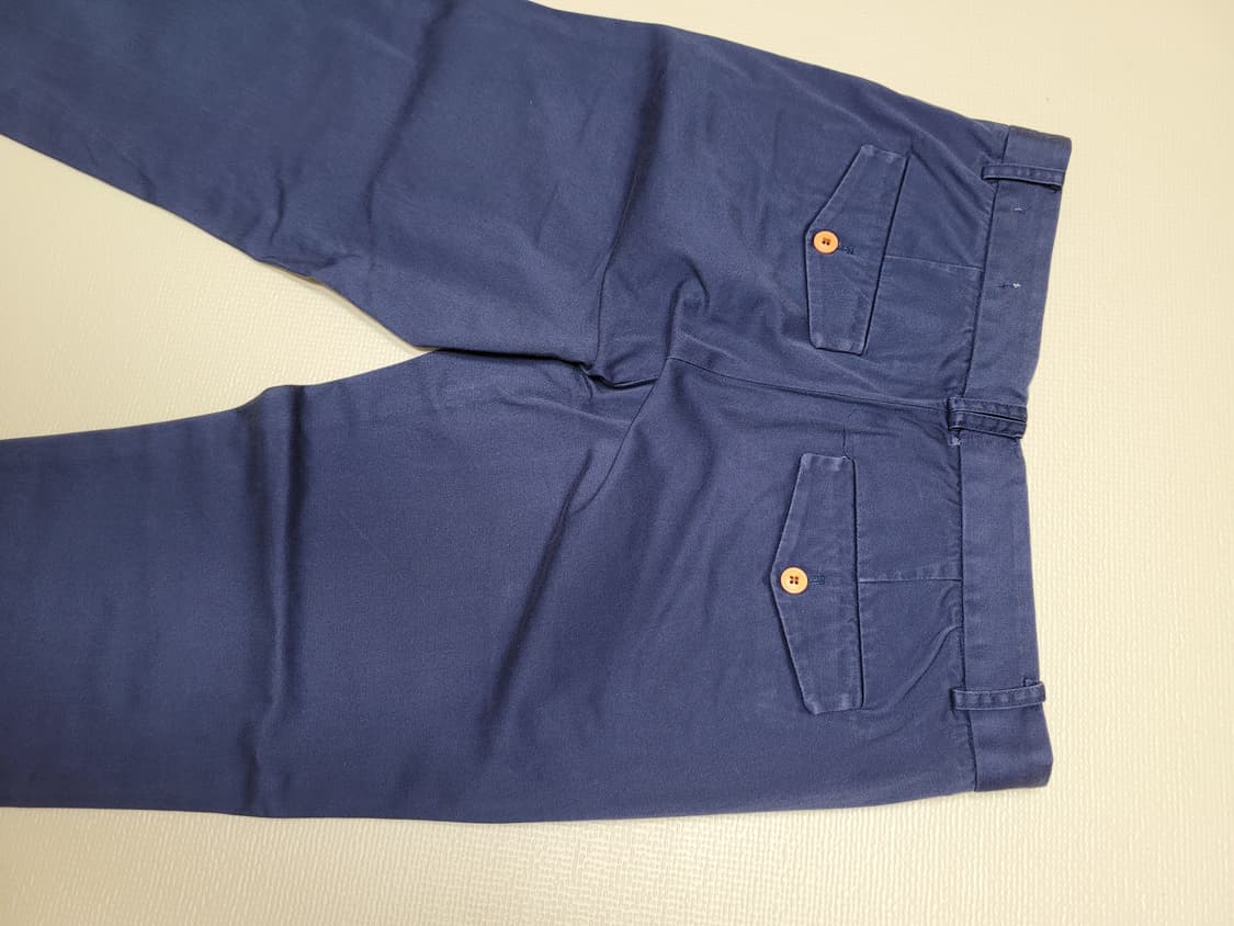 코너스 CONUS 남자 롤업 면바지 31 딥블루 상품이미지9