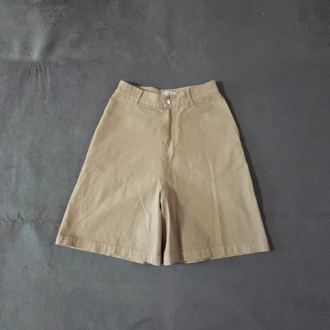 르917 르셉템버 오버다잉 버뮤다 데님 쇼츠 팬츠 베이지 46 상품이미지3