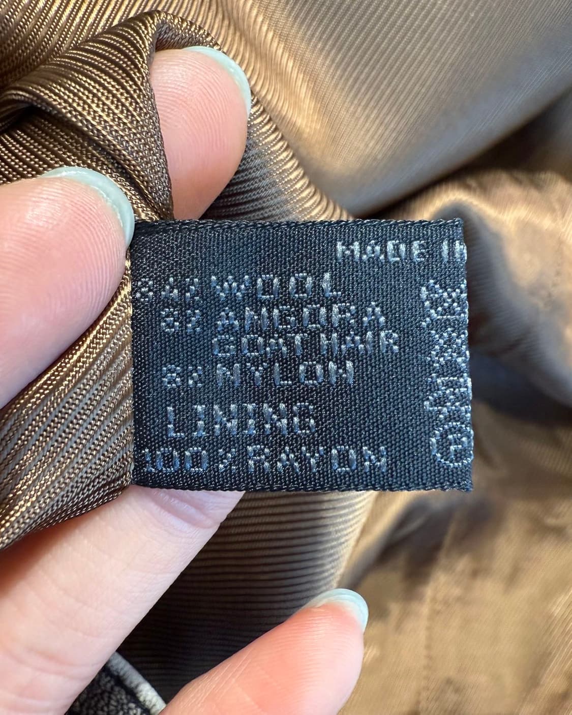 프라다 브라운 울 미디스커트 상품이미지9