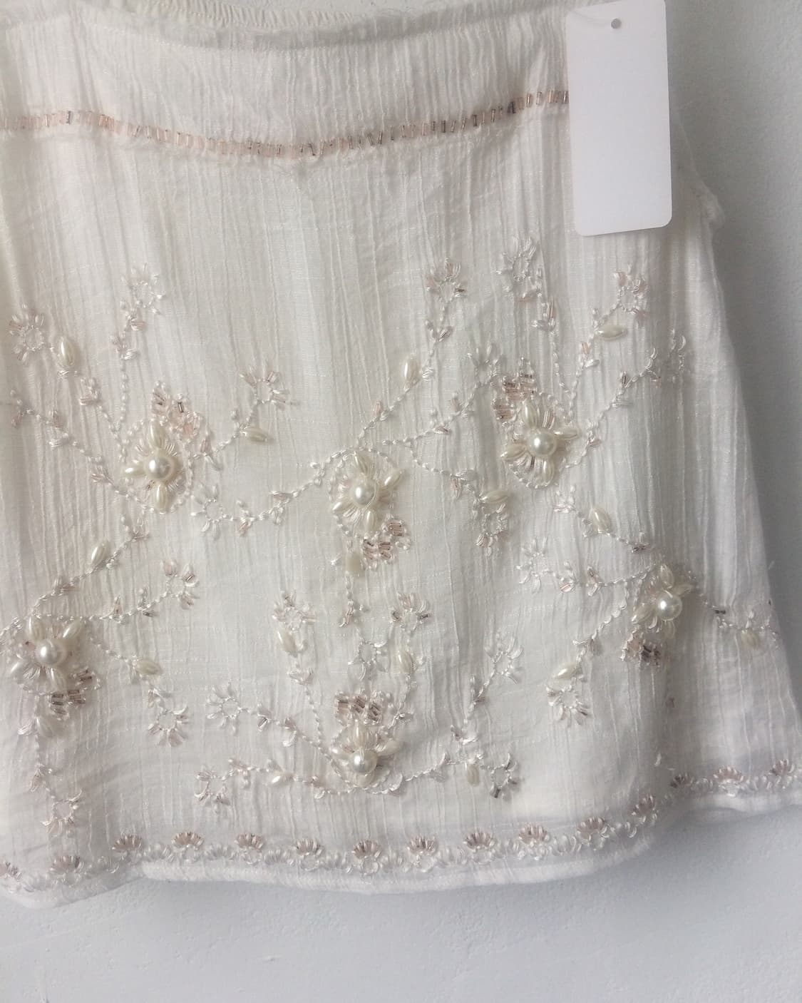 Beads embroidery  point sleeveless 상품이미지5
