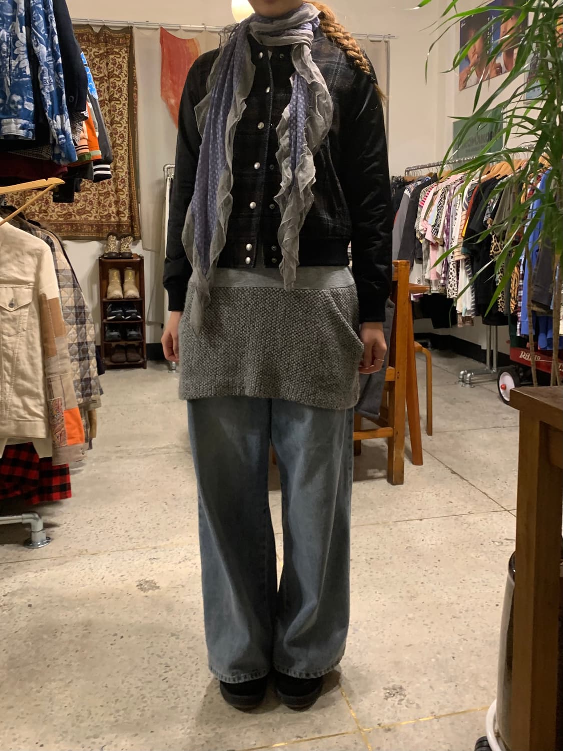 레이빔즈 체크 패턴 ma1 상품이미지2