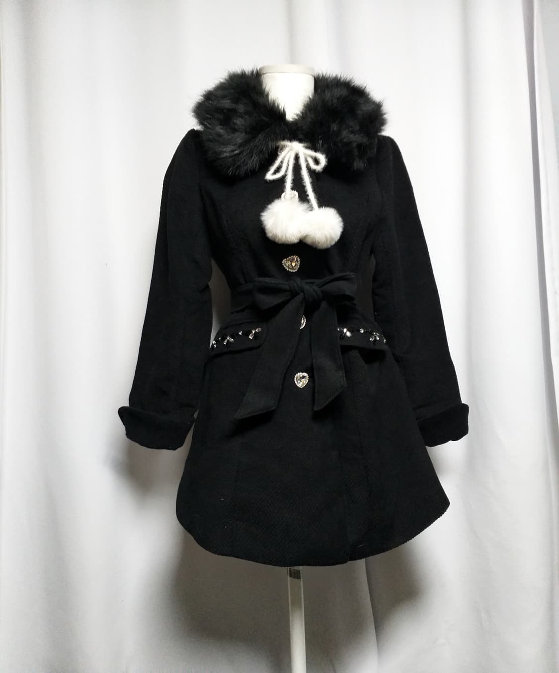 빈티지코트 달천 대장 긱시크y2k헤이세이공겜여주 양산형지뢰계 펑크스나계 상품이미지1