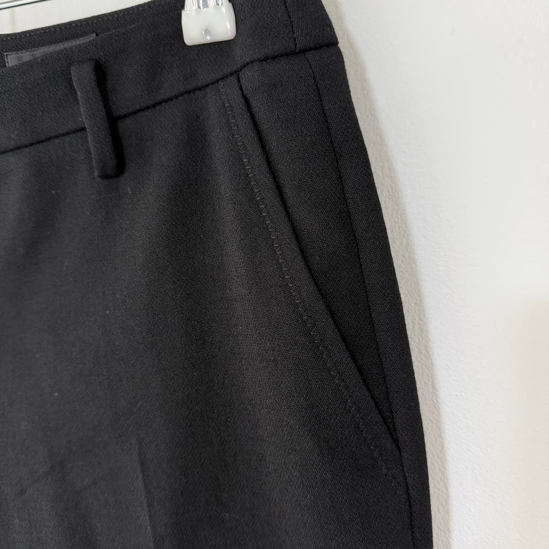 [26] 한섬 타임 울 슬랙스 블랙 상품이미지4