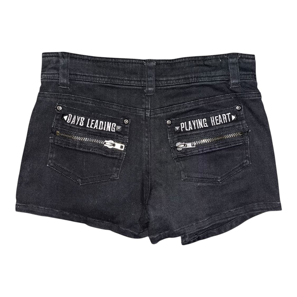 GHOST of HARLEM 레터링자수 사선 스커트팬츠 펑크y2k갸루 상품이미지3