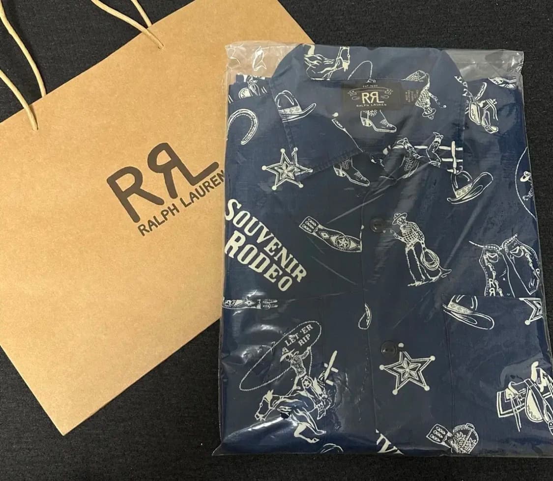 RRL 반팔셔츠 M 로데오 웨스턴 셔츠 판매 상품이미지7