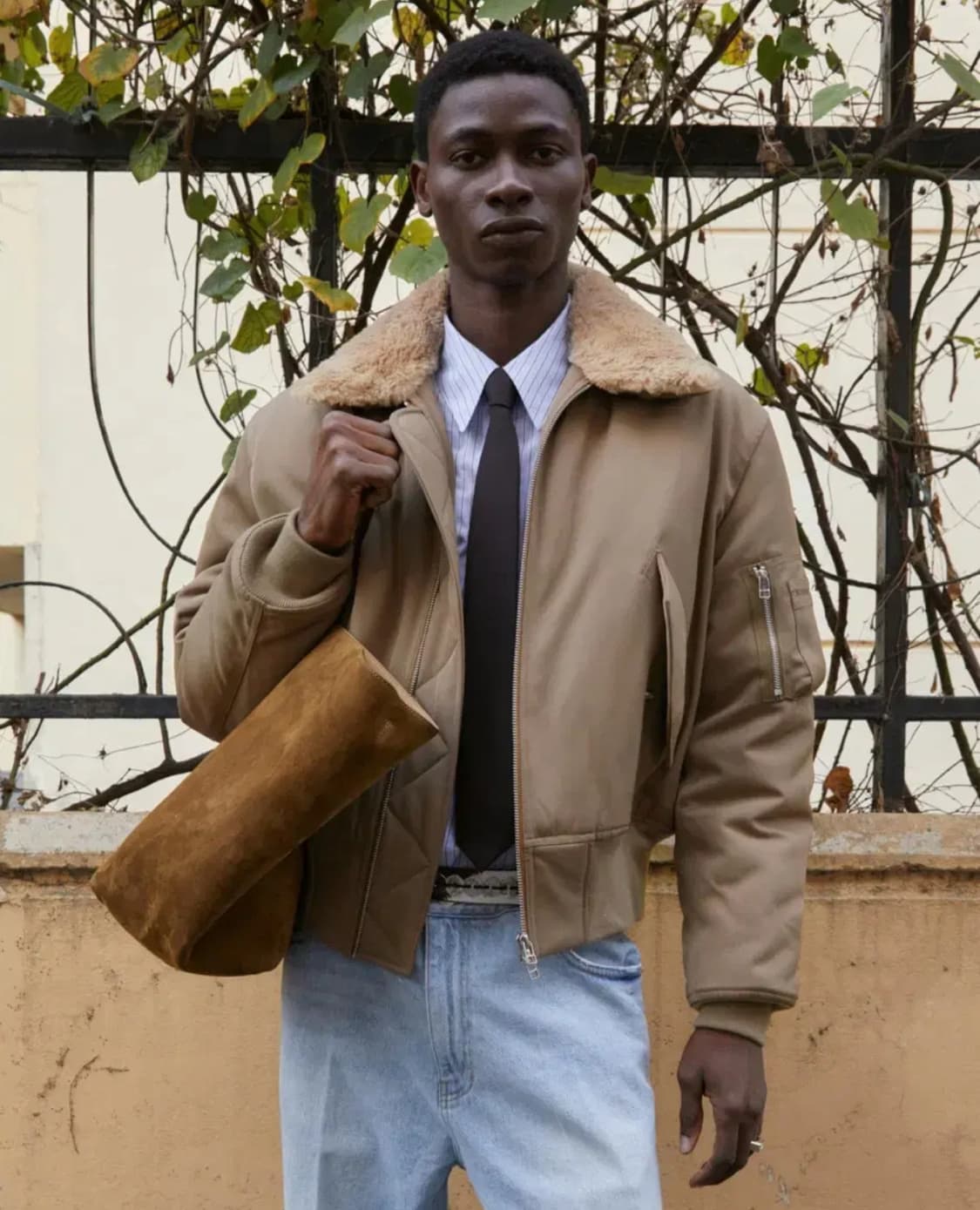 타일레 23fw 시어링 숏파카 카멜 2 상품이미지2