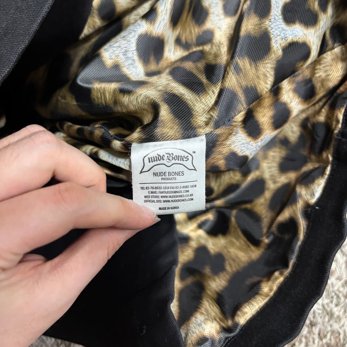 L 누드본즈 블랙 M65 밀리터리 자켓 상품이미지7