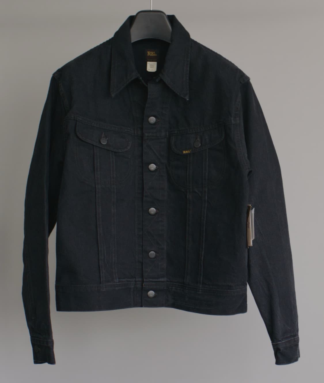 rrl 데님 자켓 lot271 블랙 L 상품이미지1