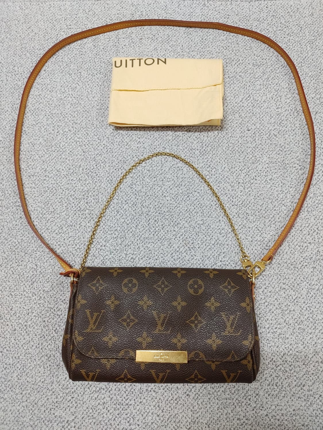 정품 루이비통 페이보릿 pm 크로스백 클러치백 상품이미지1