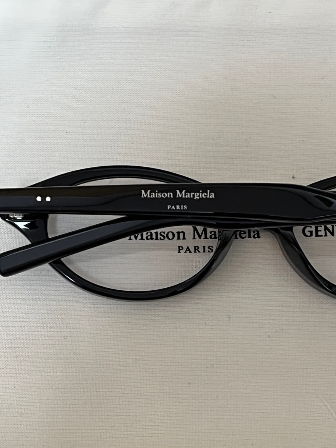 젠틀 몬스터 x 메종 마르지엘라 MM111 블랙 클리어 상품이미지3