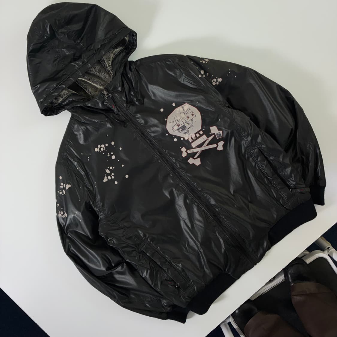 Levi's  리바이스 엔지니어드 진 스컬 페인팅 바람막이 점퍼 상품이미지3