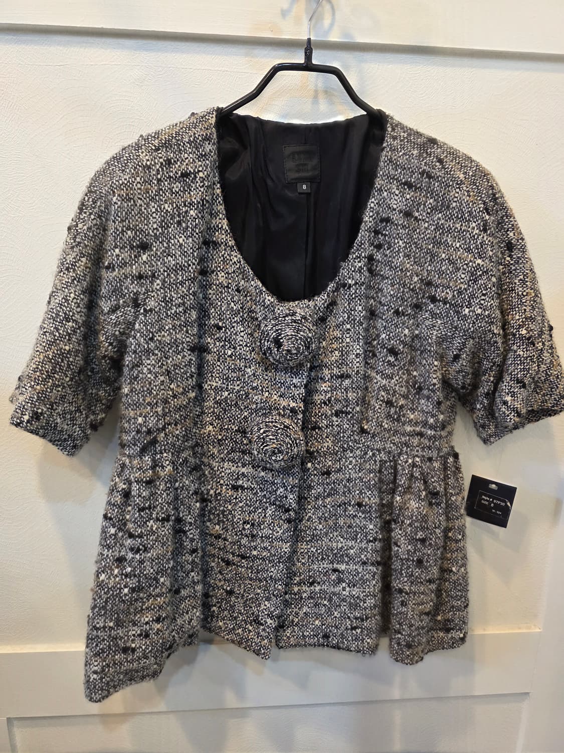ANNA SUI 트위드 반팔 자켓 8사이즈 상품이미지2