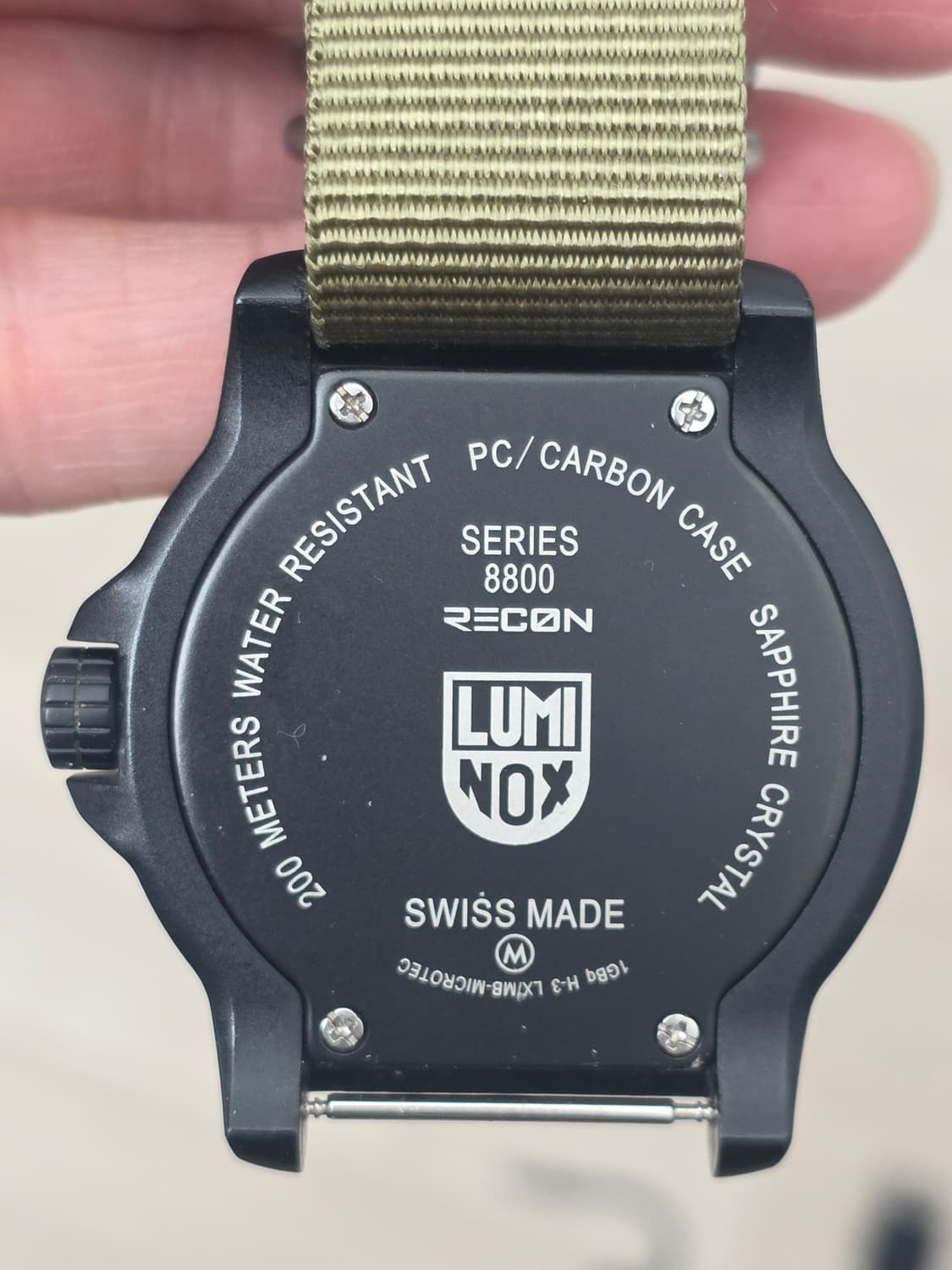 루미녹스 (LUMINOX) 리콘 포인트맨 XL88OO시리즈 스위스 쿼츠시 상품이미지3