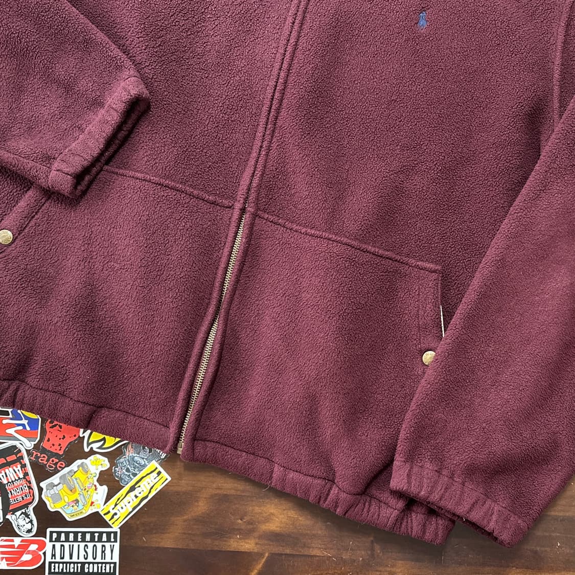 90s 폴로 랄프로렌 후리스 스윙탑 자켓 XL 상품이미지4