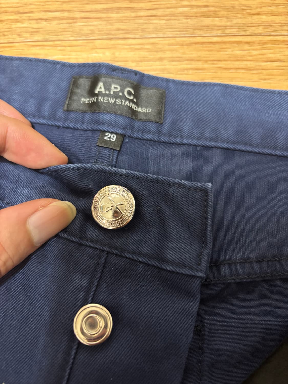 A.P.C. 네이비 데님 팬츠 상품이미지4