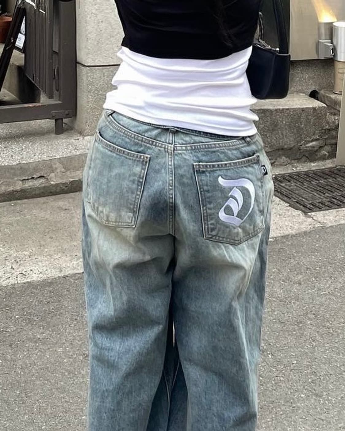 오도어 토니 와이드 데님팬츠 3사이즈 상품이미지1