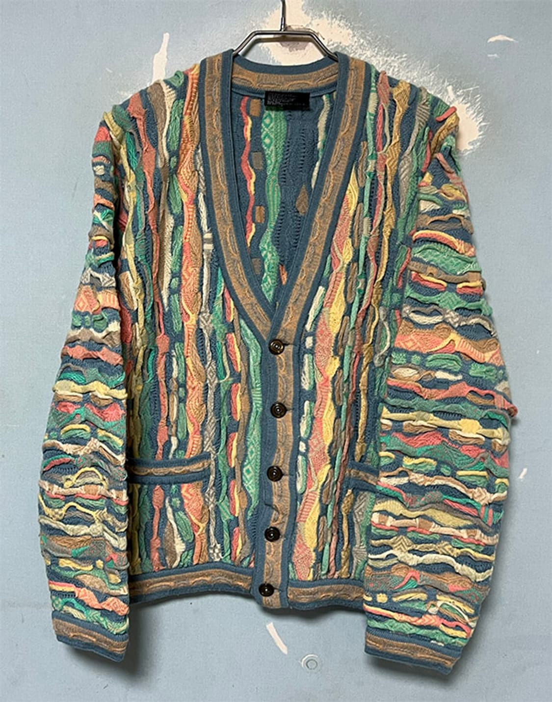 COOGI 쿠지 남자 케이블 가디건 힙합 M 95-100 상품이미지1