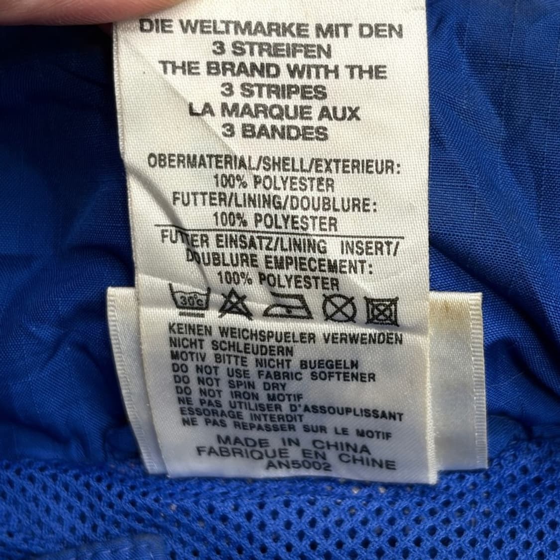 ADIDAS 올드스쿨 프랑스 바람막이 자켓 M 상품이미지7