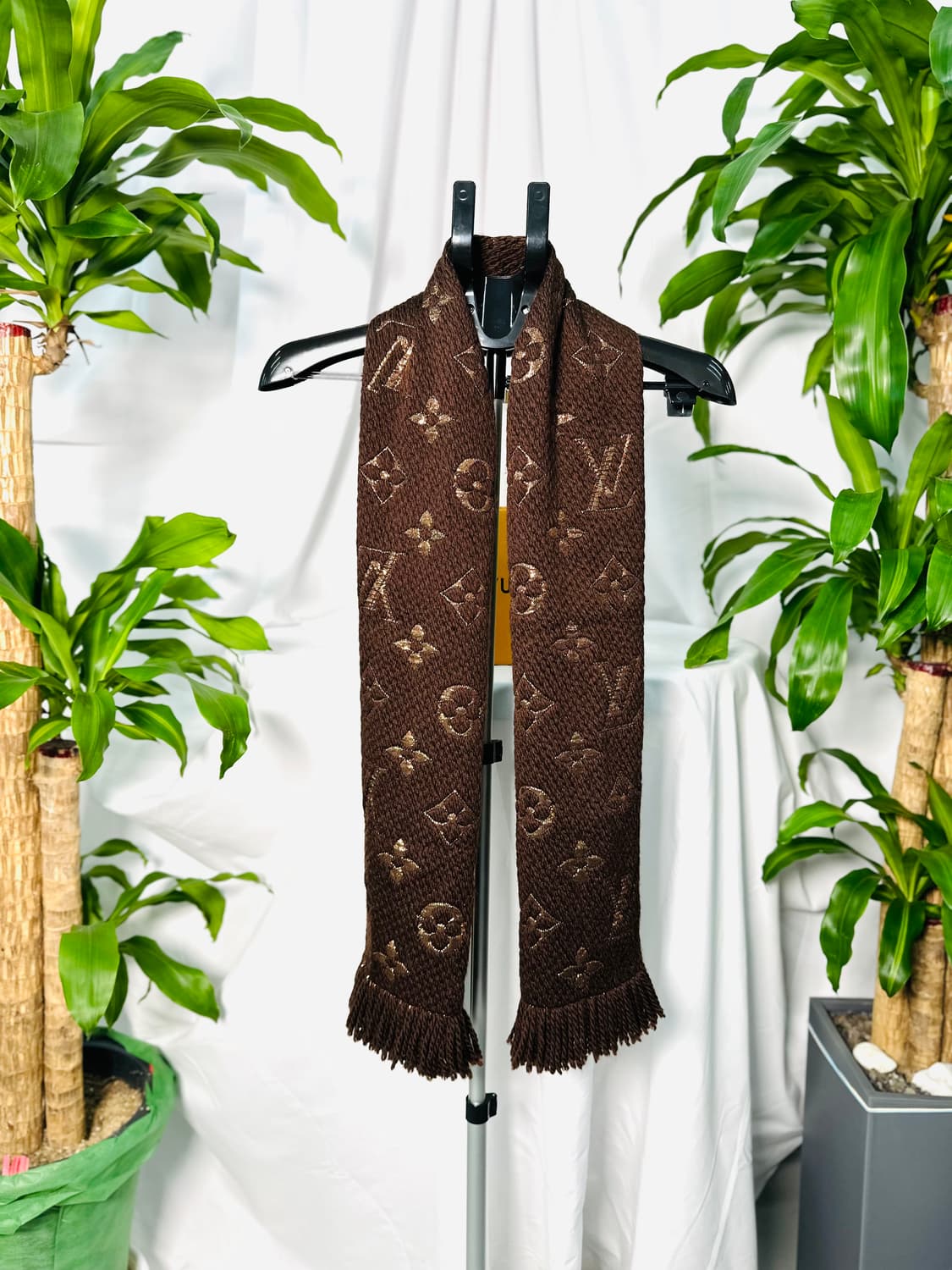 [정품] 루이비통 로고마니아 샤인 스카프 M71383 상품이미지1