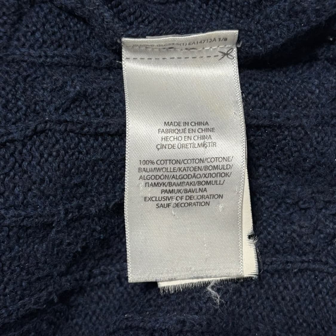 S 폴로랄프로렌 네이비 케이블 니트 상품이미지5