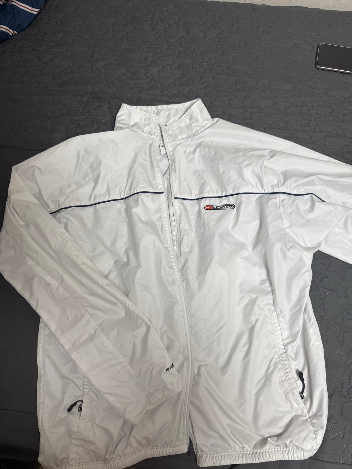 나이키 트랙 클럽 스톰핏 러닝 자켓 써밋 화이트 - 아시아 상품이미지1