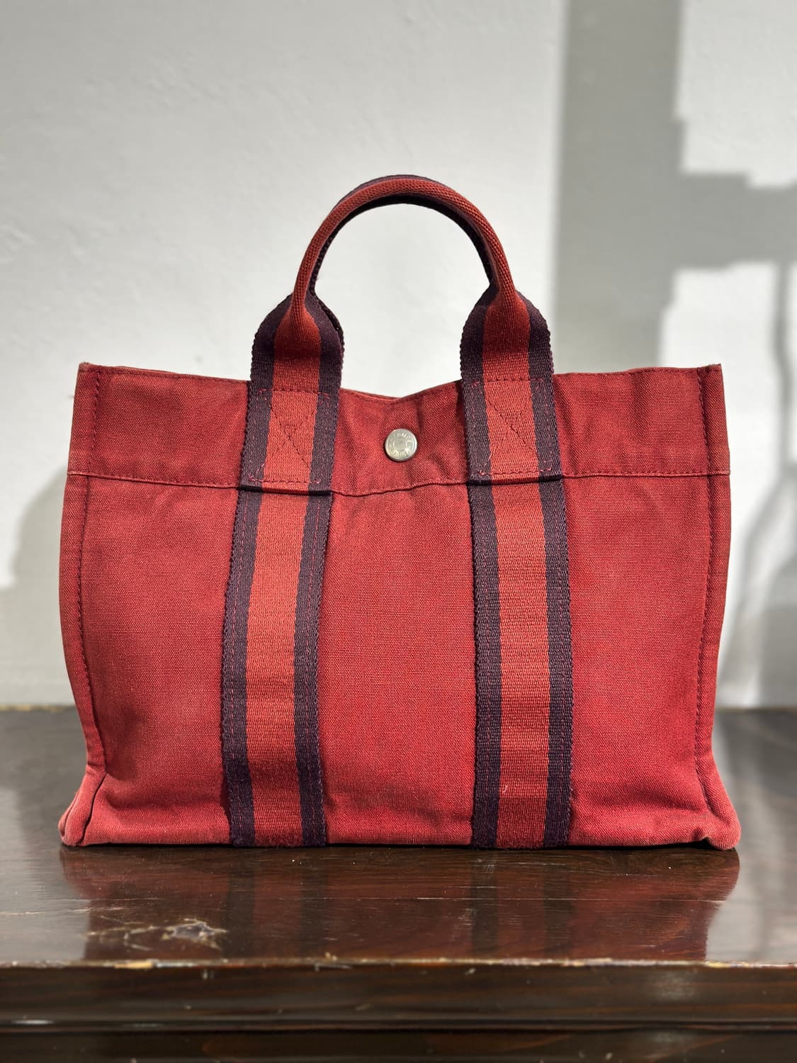 Old HERMES Furuto Tote Red  상품이미지1
