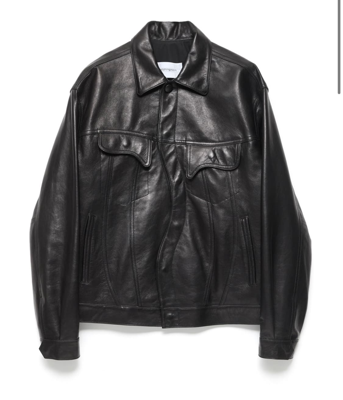 해칭룸  Melting Trucker Jacket Lamb Skin 상품이미지1