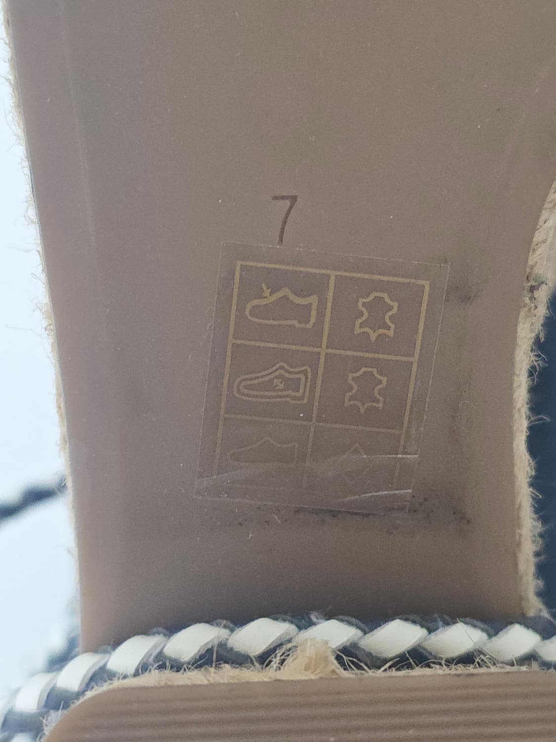 토리버치 에스파드류 웨지 샌들 블루 240 (US7) 10cm 상품이미지6