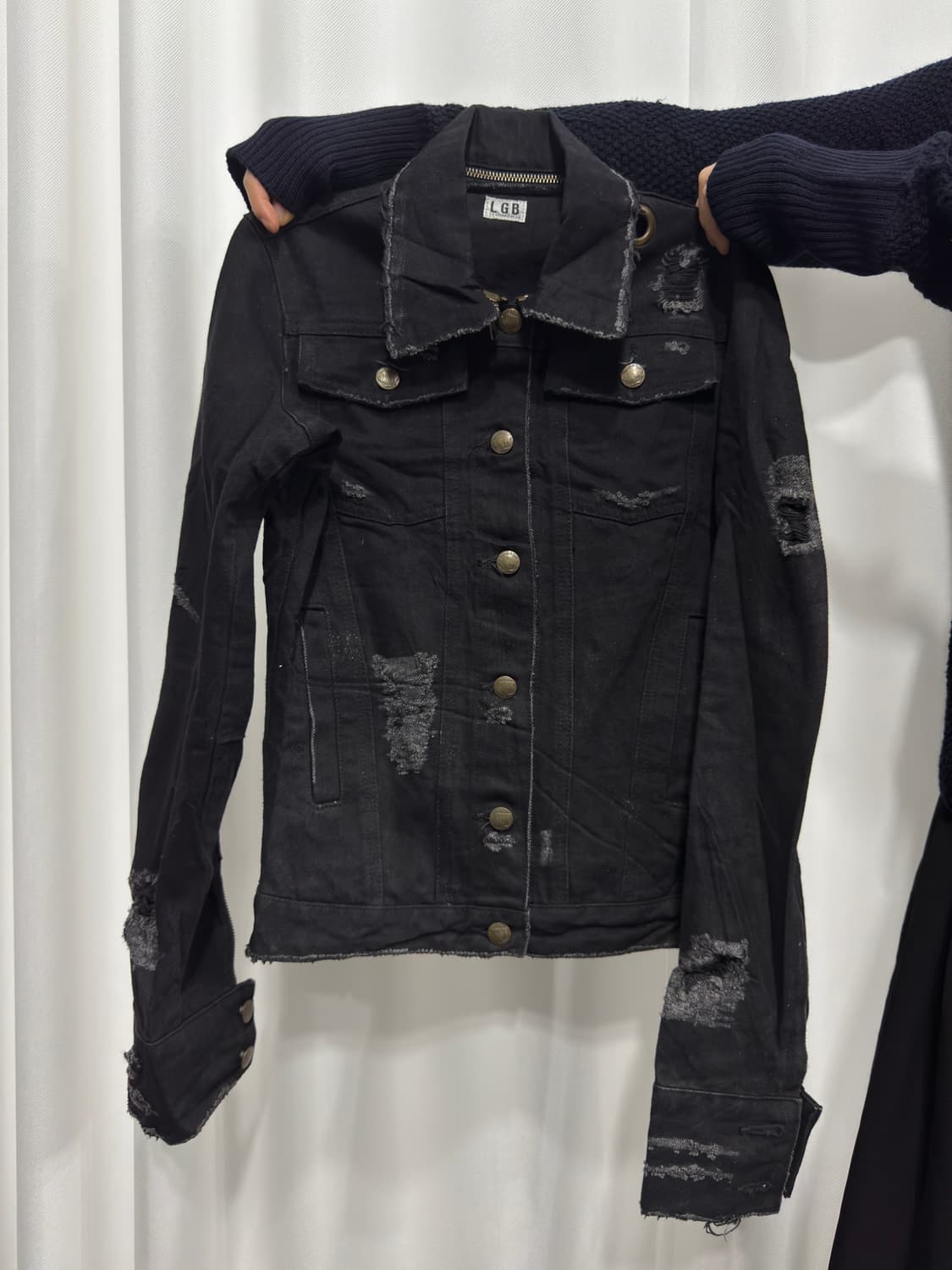 lgb damage denim jacket 상품이미지6
