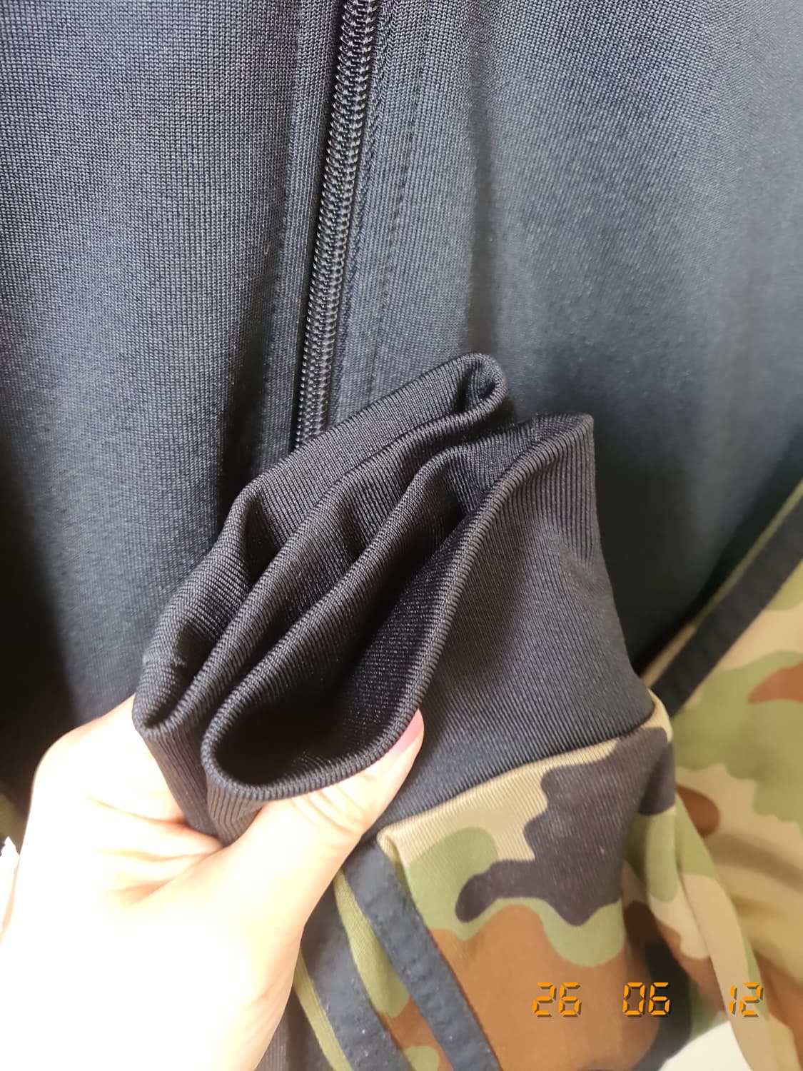 아디다스 카모 트레이닝세트 95 블랙 (허리끈없음) 상품이미지4