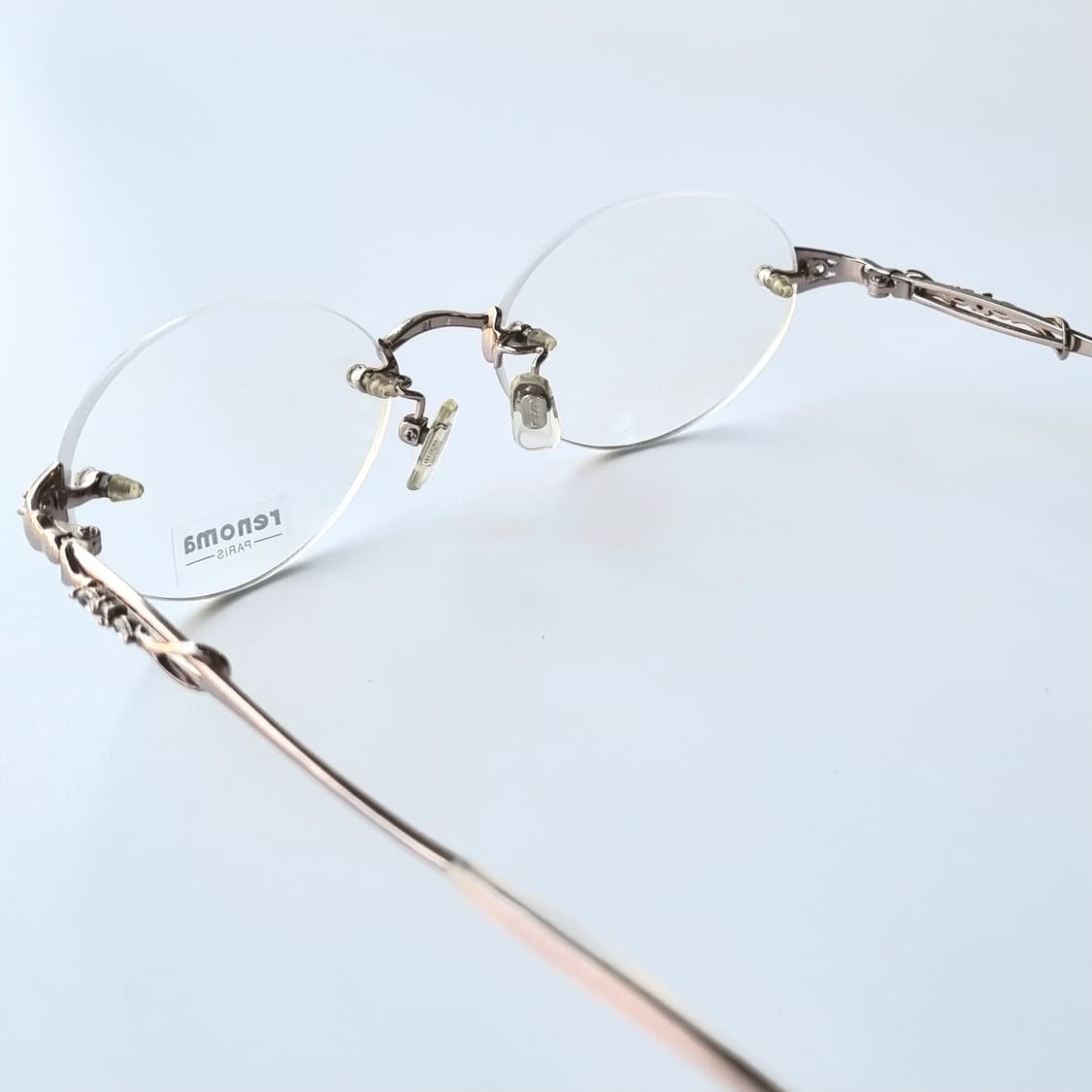 데드스탁 오벌쉐임 큐빅무테 포인트 안경테 275 상품이미지4