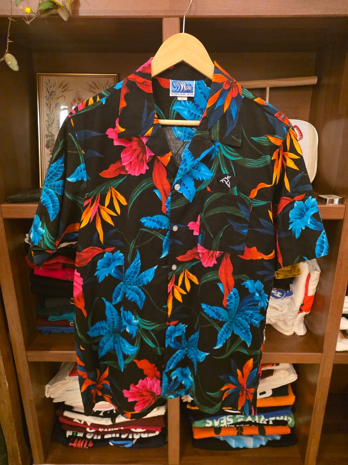 Vintage Tropical Wave Hawaiian Shirt 상품이미지1