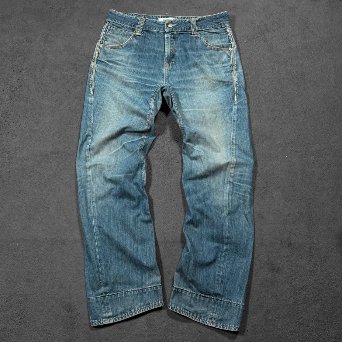 Evisu 에비수 백로고 엔지니어드 신치백 데님 팬츠 상품이미지3