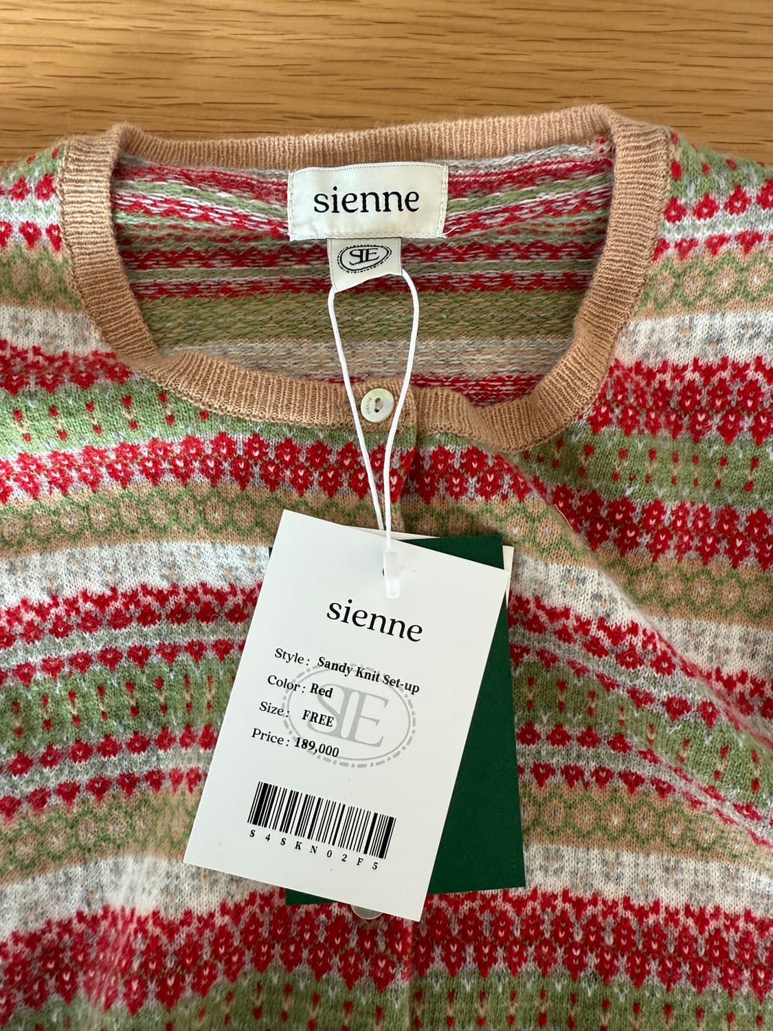 시엔느(sienne) 울&캐시미어 가디건(택 달린 제품) 상품이미지7