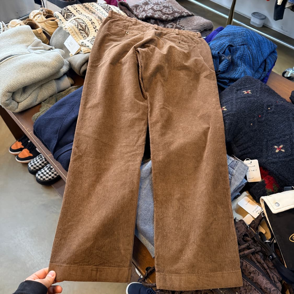 엘엘빈 코듀로이 팬츠 인도생산 상품이미지3