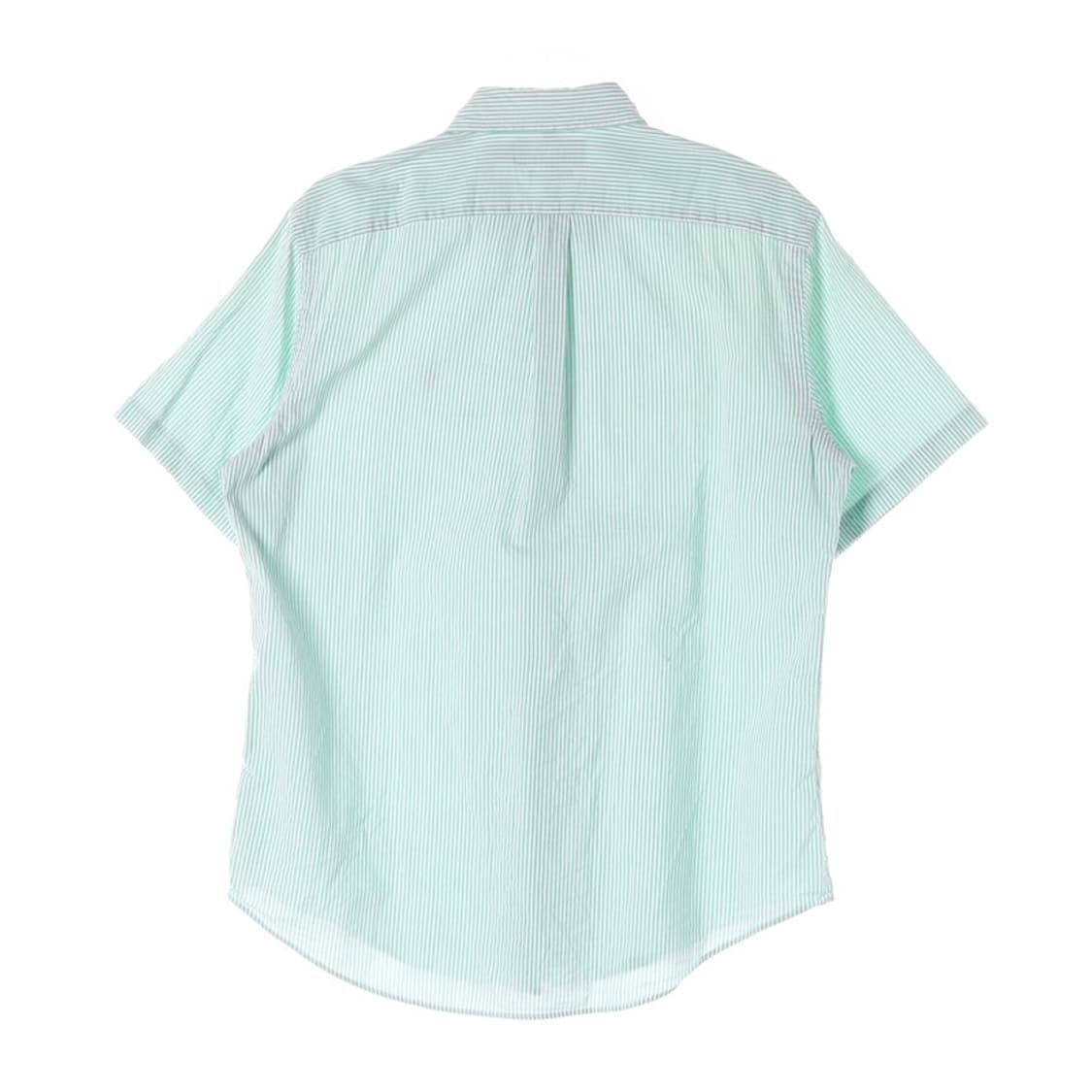 폴로 랄프로렌 민트 화이트 스트라이프 반팔 셔츠 L 상품이미지2