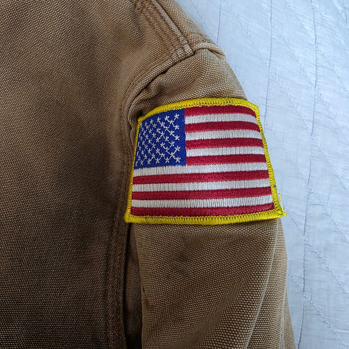 [50] 00s 빈티지 칼하트 C01 BRN 트래쉬드 워크 초어자켓 상품이미지5