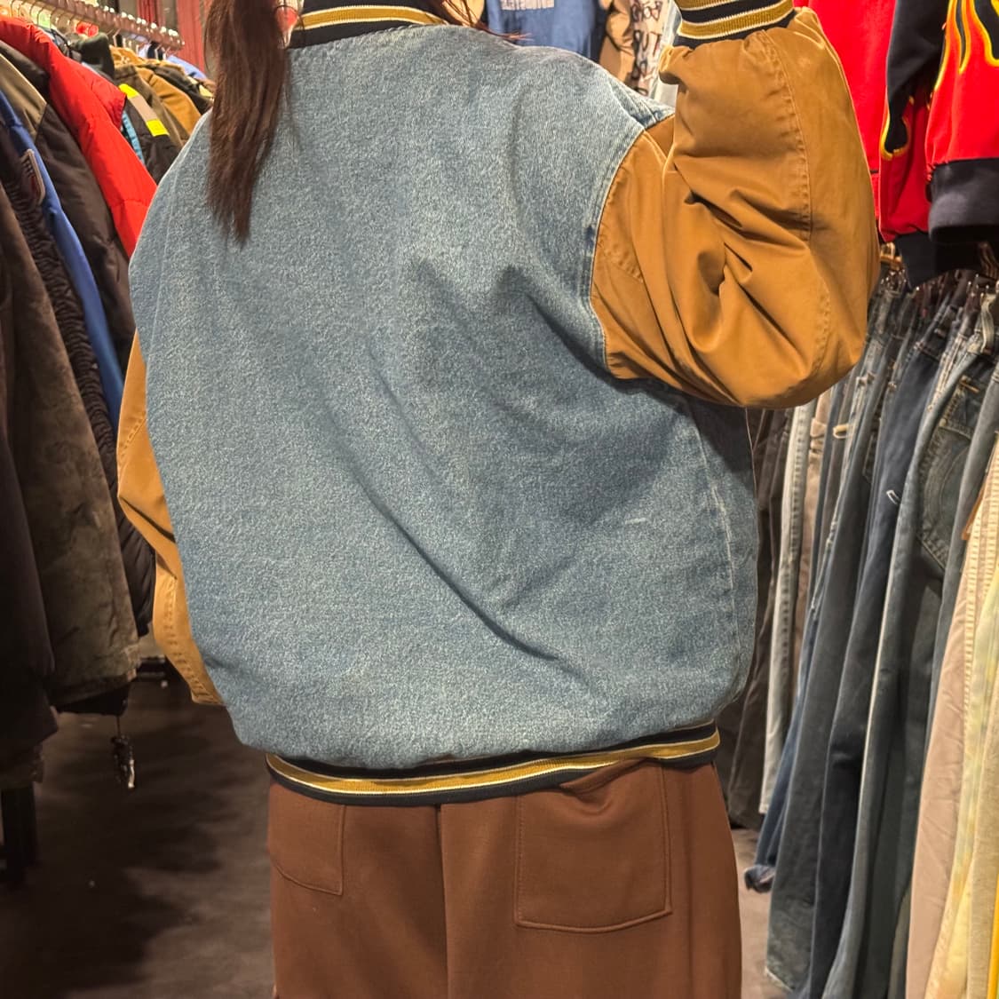 [IM] 데님 바시티자켓 상품이미지5